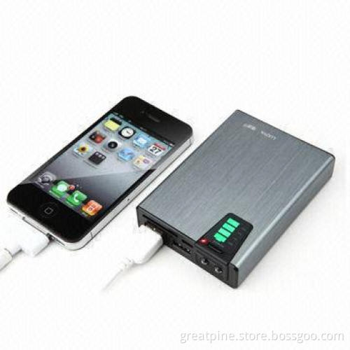 10,400mAh Power Bank with Card Reader, 5V, 1,000mA Input